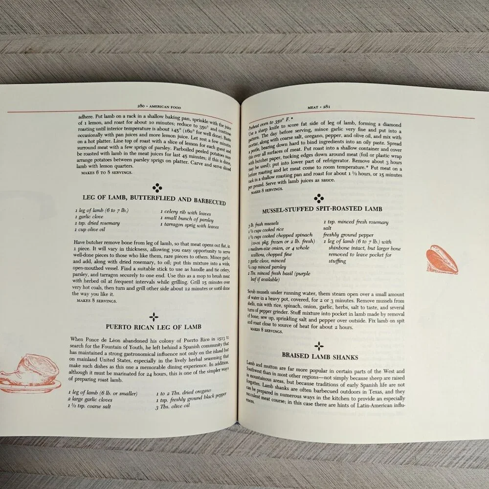 American Food The Gastronomic Story Vintage Cookbook Local Ethnic Recipes